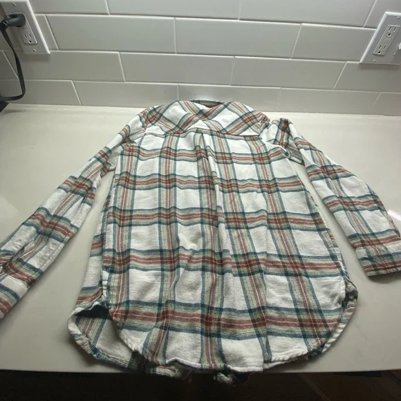 Plaid Button Down Shirt for Women - Picture 4 of 5